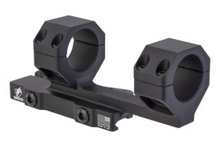 Black hardcoat anodized finish on aluminum 30mm scope
